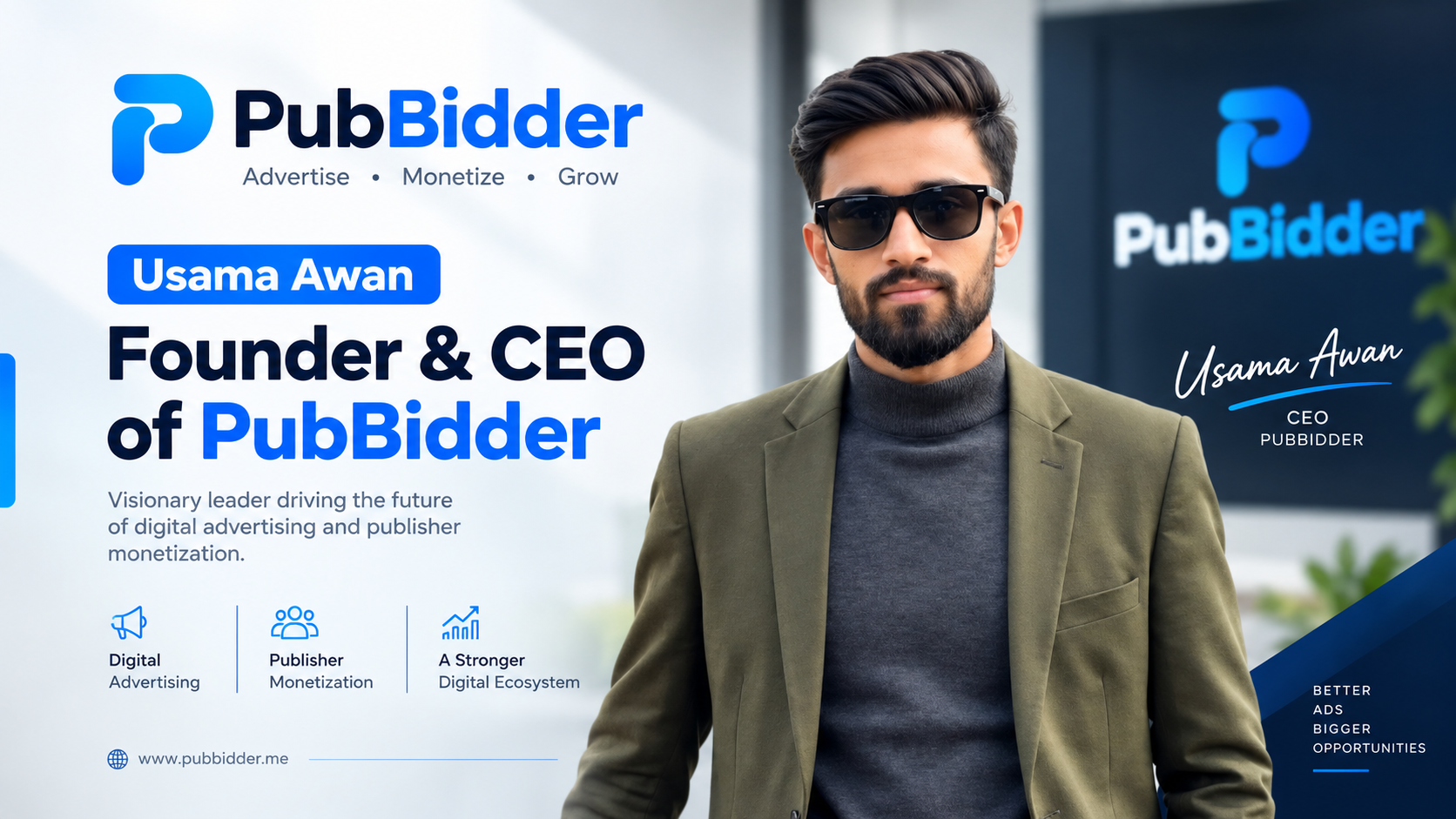 Usama Awan: Founder and CEO of PubBidder